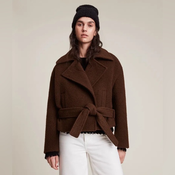 ALLSAINTS Boston Wool Blend Jacket - Picture 5 of 15